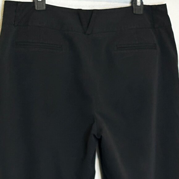 Women's Larry Levine Stretch Size 14 Black Capri Pant - Picture 4 of 13